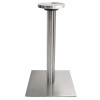 Quadrato Stainless Steel Base for Glass Tops