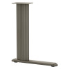 Oval c table base steel support with column and spread