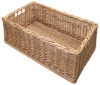 Free Standing Rectangular Wicker Basket