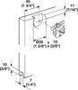 EKU Clipo Floor Guide for Infront, plastic, anthracite