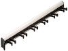 Synergy Belt Rack with Slide, aluminum, matt, plastic, black, 14