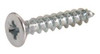 Screw, steel, zinc-plated, flat countersunk head, pozi drive, #5 - Box of 1000