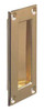 Flush Pull, brass, nickel-plated, 89 x 41mm