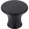 1-5/16" Dia. Oculus Round Knob Large - Flat Black