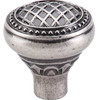 1-5/16" Dia. Trevi Round Knob - Pewter Antique