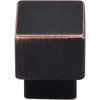 1" Square Sanctuary Tapered Knob - Tuscan Bronze