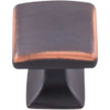 1-1/8" Square Contour Knob - Umbrio