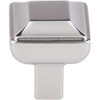 1" Square Podium Knob - Polished Nickel