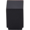 3/4" Square Linear Knob - Flat Black