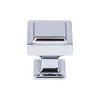 1-1/8" Square Ascendra Knob - Polished Chrome