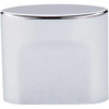 3/4" CTC Oval Sanctuary Slot Knob Small - Polished Chrome