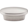 5/8" CTC Oval Knob - Brushed Satin Nickel