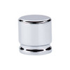 1-1/8" Dia. Oval Sanctuary Knob Medium - Polished Chrome