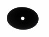 1-3/4" Oval Sanctuary Backplate Large - Flat Black