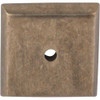 1-1/4" Square Aspen Backplate - Light Bronze