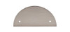 3-1/2" CTC Sanctuary Half Circle Backplate - Brushed Satin Nickel