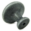 1-1/4" Dia. Round Leaf Knob - Swedish Iron