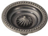 1-1/2" Dia. Roma Twist Cabinet Knob - Black Nickel Vibed