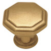 1-1/8" Conquest Cabinet Knob - Lustre Brass
