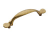 3" CTC Conquest Cabinet Contemporary Pull - Lustre Brass