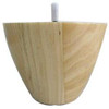 4-1/4" Cone Wood Leg