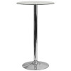 Round Glass Bar Table 
