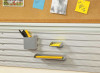 Omni Office Pencil Tray,  steel, silver, 3 3/8" x 7 3/4"