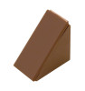 Angle Bracket, brown, with cover cap, 19 x 34 x 34mm