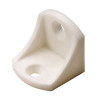 Corner Bracket, plastic, white, 23mm x 23mm x 24mm