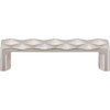 3-3/4" CTC Quilted Pull - Brushed Satin Nickel