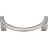 3-1/2" CTC Half Circle Open Pull - Brushed Satin Nickel