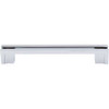 5" CTC Sanctuary Flat Rail Pull - Polished Chrome