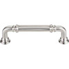 3-3/4" CTC Reeded Pull - Brushed Satin Nickel