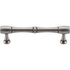 3-3/4" CTC Nouveau Bamboo Pull - Pewter Antique
