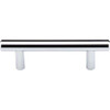 3" CTC Hopewell Bar Pull - Polished Chrome