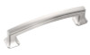 96mm CTC Bridges Cabinet Pull - Satin Nickel