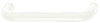 64mm CTC Hewi Polyamide Wire Handle - White