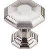 1-1/4" Dia. Chalet Knob - Brushed Satin Nickel