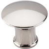 1-1/4" Dia. Lund Knob - Polished Nickel