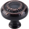 1-1/8" Dia. Ribbon Knob - Tuscan Bronze