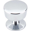 1-3/16" Dia. Essex Knob - Polished Chrome