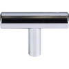 2" Hopewell T-Handle - Polished Chrome