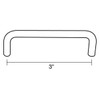 3" CTC Urban Expression Thin Wire Pull - Brushed Nickel