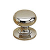 32mm Dia. Classic Expression Mushroom With Flat Round Base Knob - Chrome