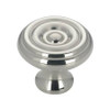 1-1/4" Dia. Classic Expression Round Brass Mushroom Knob - Chrome