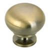 1-1/4" Dia. Classic Expression Round Mushroom Knob - Antique English