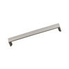 128mm CTC Contemporary Expression Rectangular Bench Pull - Brushed Nickel