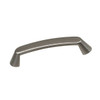 128mm CTC Contemporary Angled Pull - Brushed Nickel