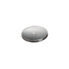 100mm Dia. Circle Indented Round Knob - Brushed Nickel