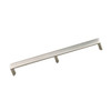 256mm CTC Contemporary Expression Rectangular Bench Pull - Brushed Nickel